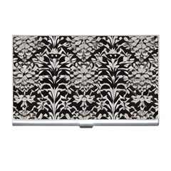 Gothic Leaf Pattern 4 Business Card Holder