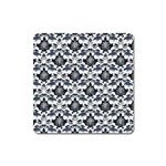 Gothic Leaf Pattern Square Magnet Front