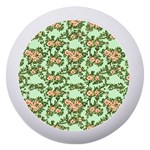 Retro 1880s Flowers Pattern 5 Dento Box with Mirror Front