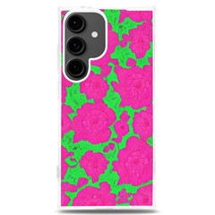 Mid Century Retro Floral 1970s 1960s Pattern 98 Samsung Galaxy S24 Plus 6 7 Inch Tpu Uv Case