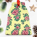 Retro 1880s Flowers Pattern 8 Ornament (Bell) Front
