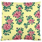 Retro 1880s Flowers Pattern 8 18  Baby Flannel Cushion Case (Two Sides) Front