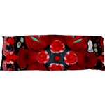Mid Century Retro Floral 1970s 1960s Pattern 105 25 x71  Body Pillow Case Dakimakura (Two Sides) Front