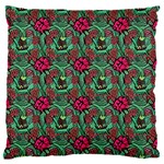 Retro 1880s Flowers Pattern 3 18  Baby Flannel Cushion Case (Two Sides) Front