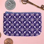 Royal Fractal Pattern 4 Large Coin Purse Front