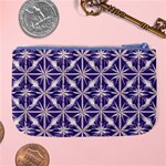 Royal Fractal Pattern 4 Large Coin Purse Back