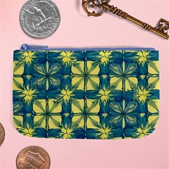 Royal Fractal Pattern 2 Large Coin Purse