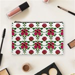 Retro 1880s Flowers Pattern 2 Cosmetic Bag (Medium) Front