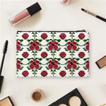 Retro 1880s Flowers Pattern 2 Cosmetic Bag (Medium) Back