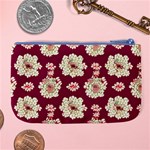Retro 1880s Flowers Pattern Large Coin Purse Back