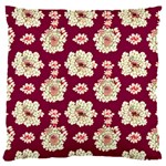 Retro 1880s Flowers Pattern 18  Baby Flannel Cushion Case (Two Sides) Back