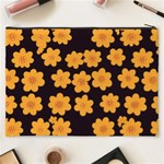 Retro 40s 50s Flowers Pattern Halloween 4 Cosmetic Bag (XXXL) Back
