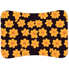 Retro 40s 50s Flowers Pattern Halloween 4 Velour Seat Head Rest Cushion