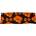 Retro 40s 50s Flowers Pattern Halloween 2 21 x63  Body Pillow Case Dakimakura (Two Sides) Back