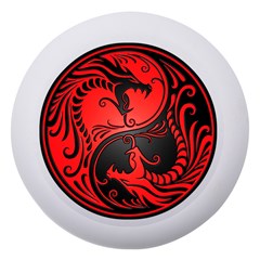 Red Yin Yang Dragons Dento Box With Mirror
