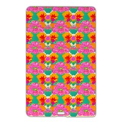 Retro 40s 50s Mexico Flowers Pattern Name Card Style Usb Flash Drive