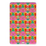 Retro 40s 50s Mexico Flowers Pattern Name Card Style USB Flash Drive Front