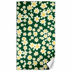 Mid Century Retro Floral 1970s 1960s Pattern 93 Canvas 40  X 72 