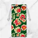Retro 40s 50s Mexico Flowers Pattern 2 Jewelry Bag Front
