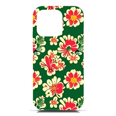 Retro 40s 50s Mexico Flowers Pattern 2 Iphone 16 Pro Black Uv Print Pc Hardshell Case