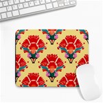 Retro 40s 50s Mexico Flowers Pattern 4 Small Mousepad Front