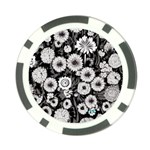 Mid Century Retro Floral 1970s 1960s Pattern 87 Mid Century Retro Floral 1970s 1960s Pattern 86 Poker Chip Card Guard Back
