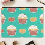 Retro 40s 50s Cupcake Pattern 3 Cosmetic Bag (XXXL) Front