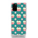 Retro 40s 50s Cupcake Pattern 2 Samsung Galaxy S20 Plus 6.7 Inch TPU UV Case Front