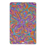 Mid Century Retro Floral 1970s 1960s Pattern 75 Name Card Style USB Flash Drive Front