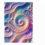 Abstract Fractal Art Swirl Pattern Large Garden Flag (Two Sides) Back