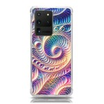 Abstract Fractal Art Swirl Pattern Samsung Galaxy S20 Ultra 6.9 Inch TPU UV Case Front