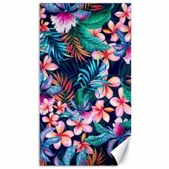 Hawaiian Flowers Hawaii Canvas 40  X 72 