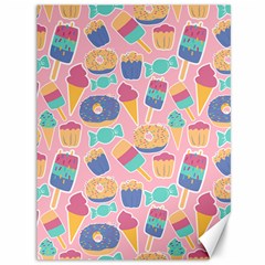 Ice Cream Donut Sweets Candie Canvas 36  X 48 