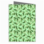 Leaves Pattern Texture Seamless Greeting Card Right