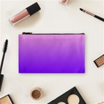 Cotton Candy Pink To Indigo Violet Linear Gradient Cosmetic Bag (Small) Front