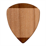 Indigo Violet To Cotton Candy Pink Bilinear Gradient Guitar Shape Wood Guitar Pick Holder Case And Picks Set Pick