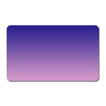Navy Blue To Cotton Candy Pink Linear Gradient Magnet (Rectangular) Front