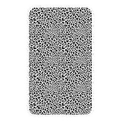 Black White Leopard Memory Card Reader (rectangular)