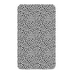 Black White Leopard Memory Card Reader (Rectangular) Front