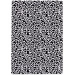 Black White Giraffe Pattern A4 Acrylic Clipboard Back