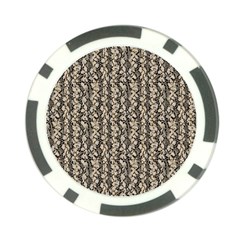 Beige Snake Pattern Poker Chip Card Guard (10 Pack)