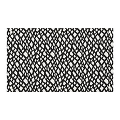 Black White Snake Pattern Banner And Sign 5  X 3 
