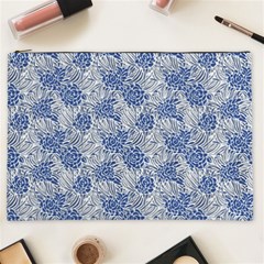 Blue Roses Cosmetic Bag (xxl)