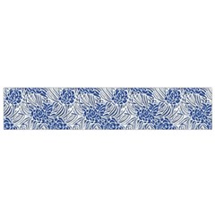 Blue Roses Small Premium Plush Fleece Scarf