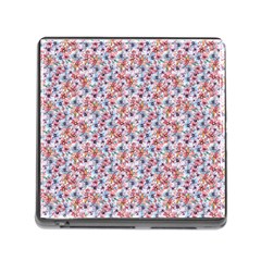 Floral Mix Memory Card Reader (square 5 Slot)