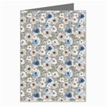 Grey Roses Greeting Card Left
