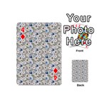 Grey Roses Playing Cards 54 Designs (Mini) Front - Diamond4