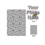Grey Roses Playing Cards 54 Designs (Mini) Back