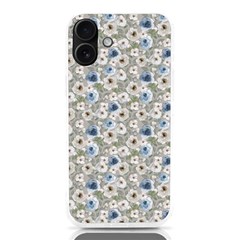 Grey Roses Iphone 16 Plus Tpu Uv Print Case