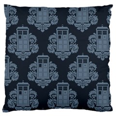 Dr Who Tardis Pattern 18  Baby Flannel Cushion Case (two Sides)